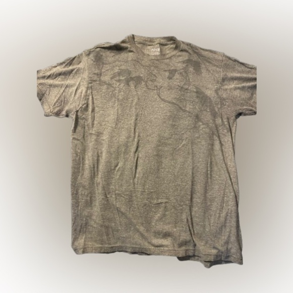 Apt. 9 Heathered Green Short Sleeve Tee - large